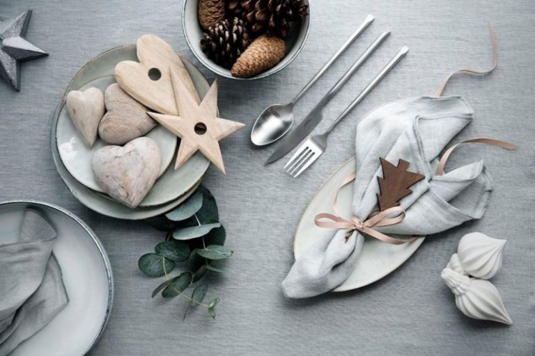 skandináv karácsonyi dekoráció hangulat