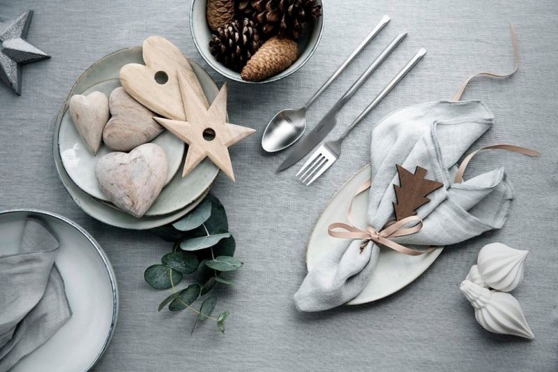 skandináv karácsonyi dekoráció hangulat