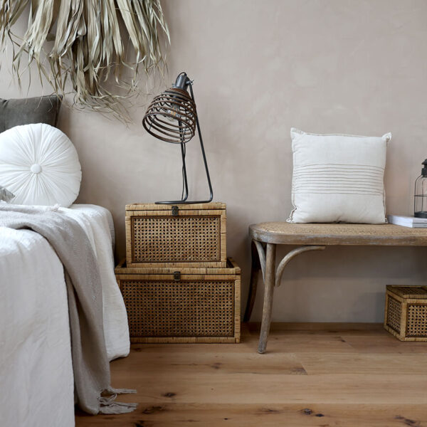 Francia stílusú pad rattan üléssel