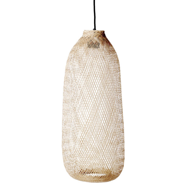 Bambusz függőlámpa