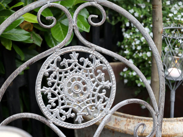 Romantikus kerti asztal szett shabby chic stílus