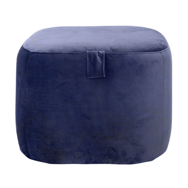 Kék puff minimalista skandináv lakberendezés