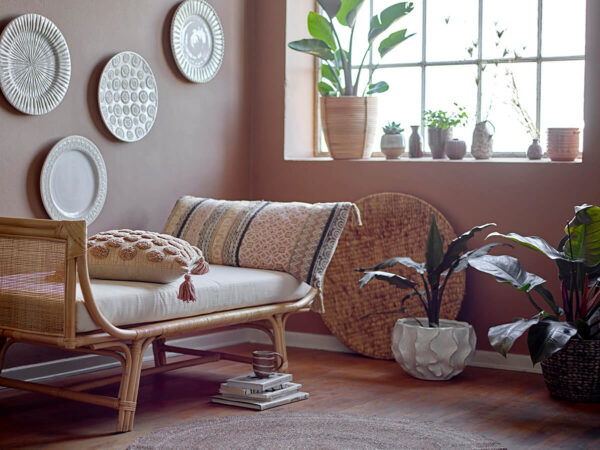 Rattan heverő skandináv stílus lakberendezés webshop