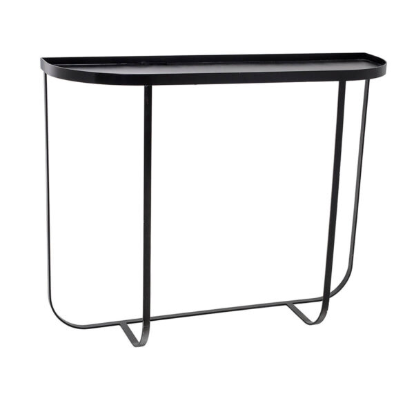 Fekete konzolasztal minimalista skandináv stílus
