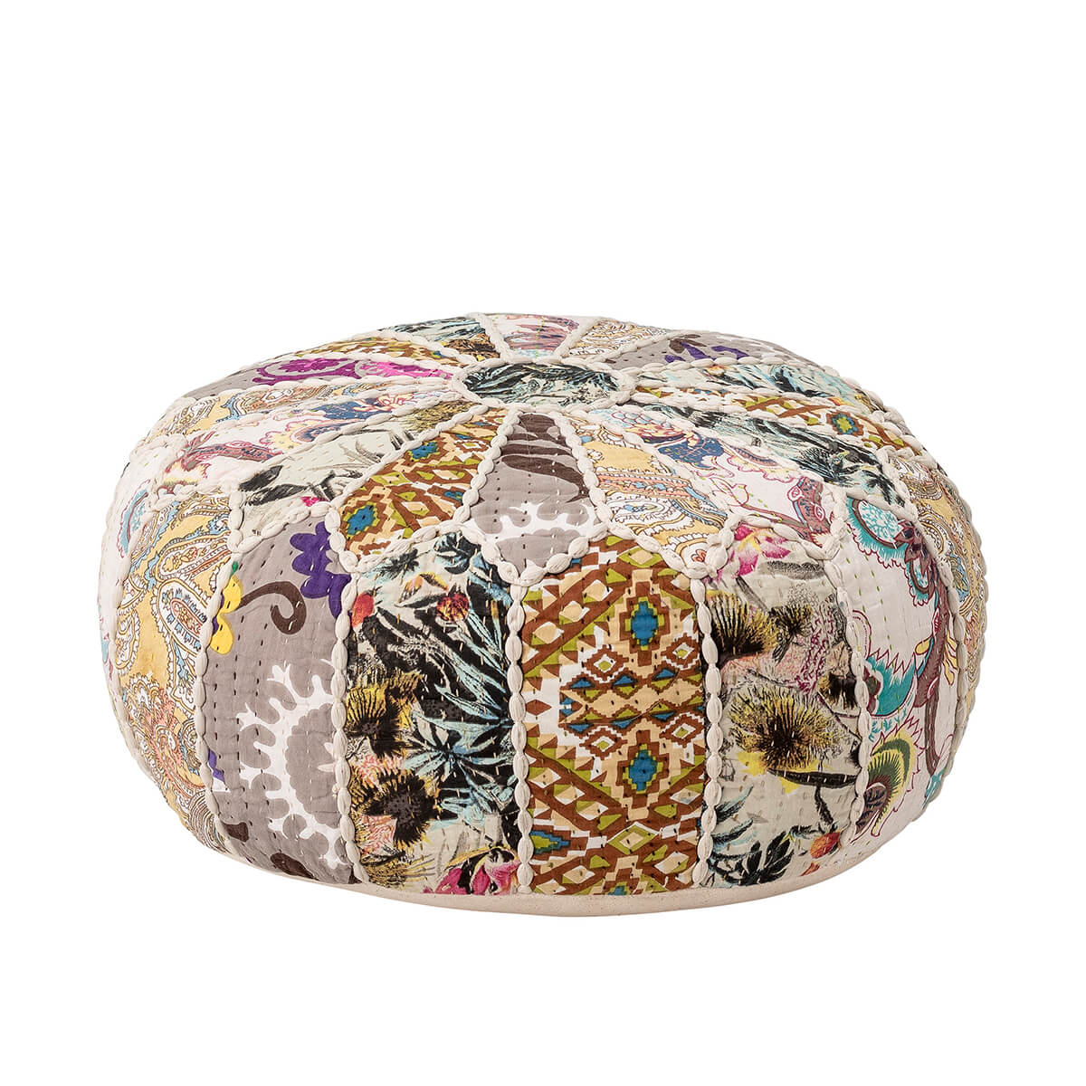 Bohém puff patchwork technikával