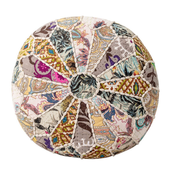 Bohém puff patchwork technikával