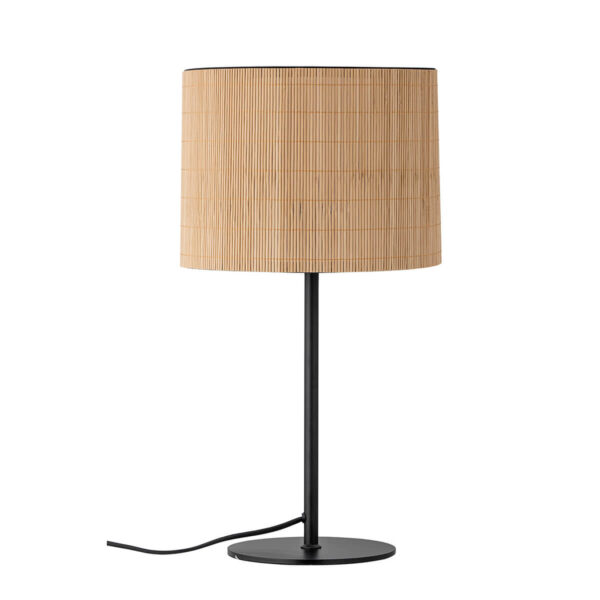 Bambusz asztali lámpa letisztult minimalista skandináv stílus