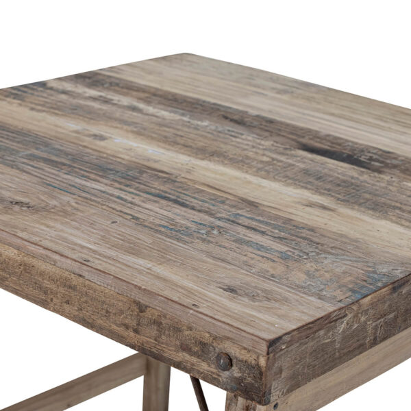 Étkezőasztal újrahasznosított fából vintage skandináv lakberendezés