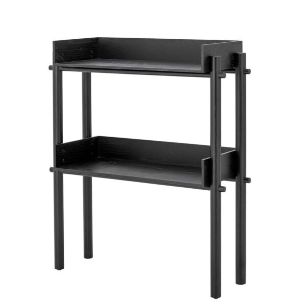 Fekete tölgy konzolasztal skandináv stílus elegáns bútor