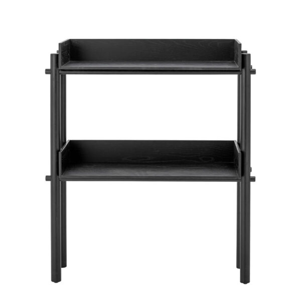 Fekete tölgy konzolasztal skandináv stílus elegáns bútor