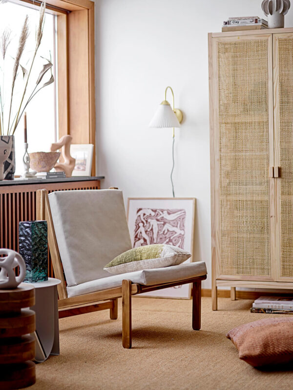 Gani bézs nordic fotel skandináv design