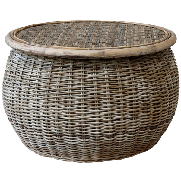 Rattan kerti kisasztal