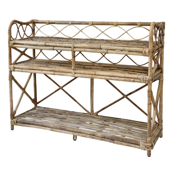 Rattan szervízasztal