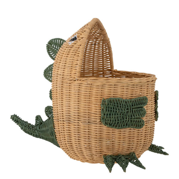 Gyerekszobai tárolás rattan tárolókosár skandináv stílusban
