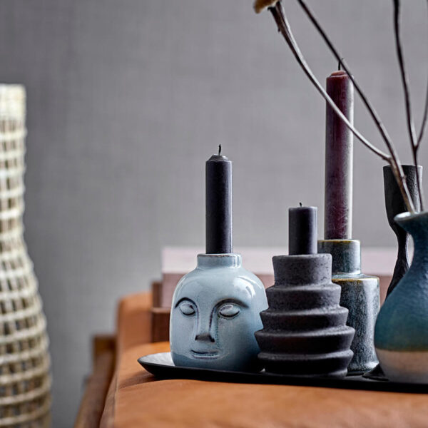 gyertyatarto_arc_mintaval_82048958_02 Gyertyatartó arc mintával kerámia skandináv stílus