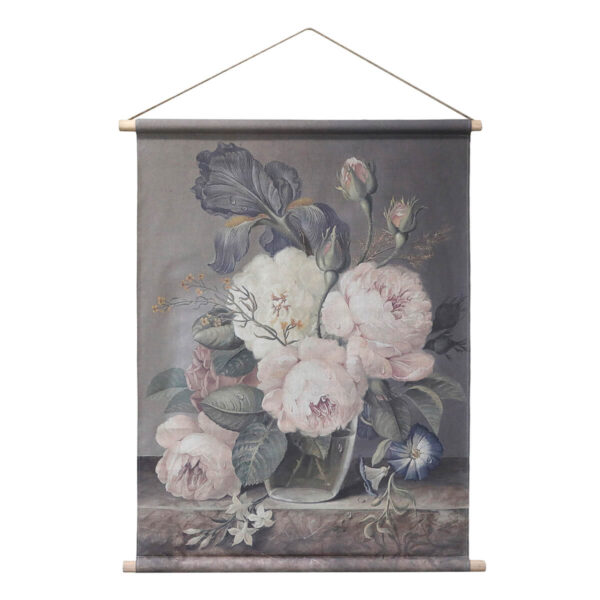 Vászon fali kép virágmintával skandináv dekoráció