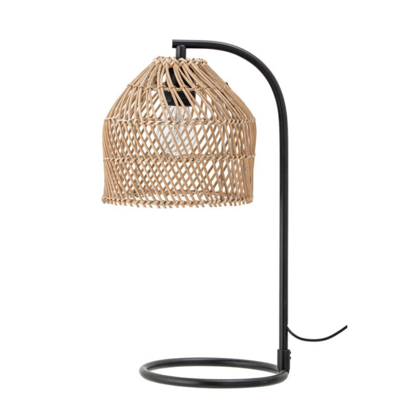 Rattan asztali lámpa minimalista skandináv stílus