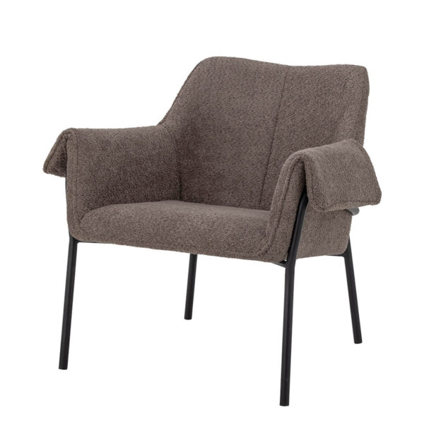 Barna fotel skandináv nappaliba
