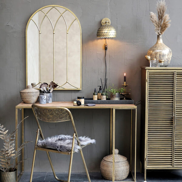 Sárgaréz falikar skandináv fali lámpa shabby chic