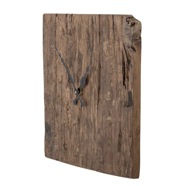 Fali óra újrahasznosított fából skandináv kiegészítő