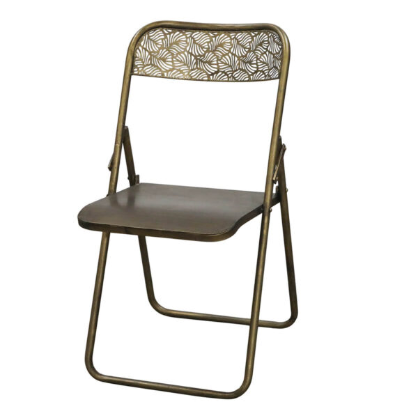 Sárgaréz összecsukható szép skandináv shabby chic étkezőszék