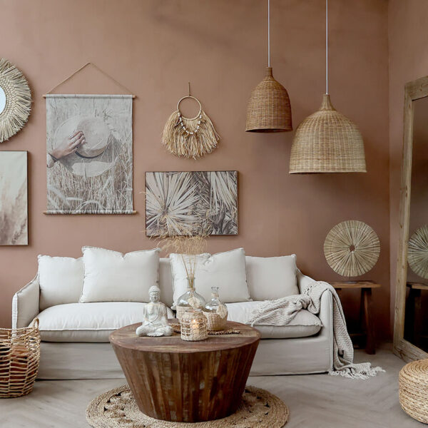 Kávézóasztal újrahasznosított fából