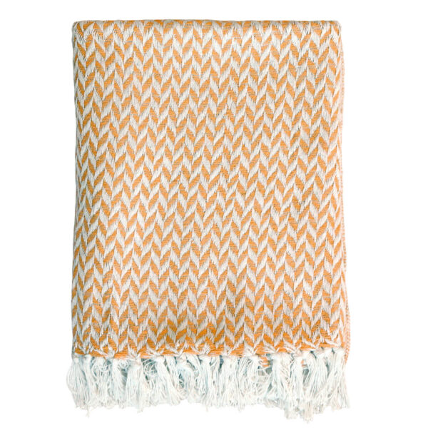 Mézszínű pamut takaró