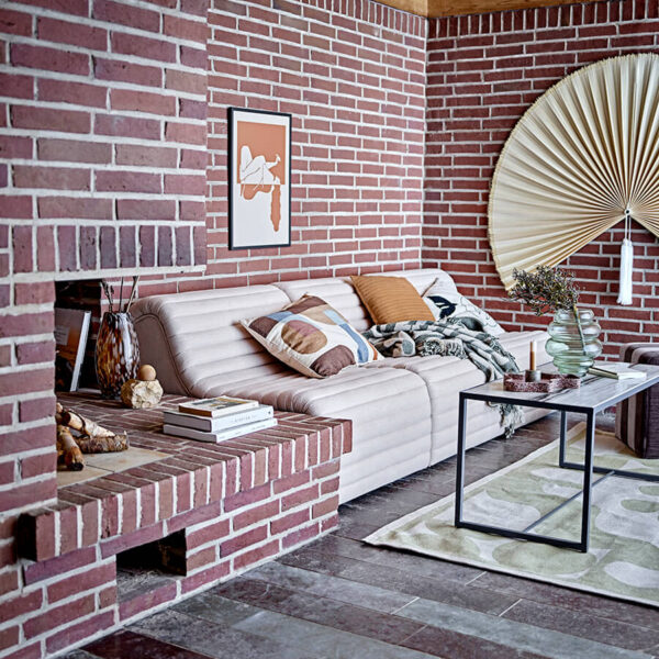 Fali dekoráció natúr bambusz