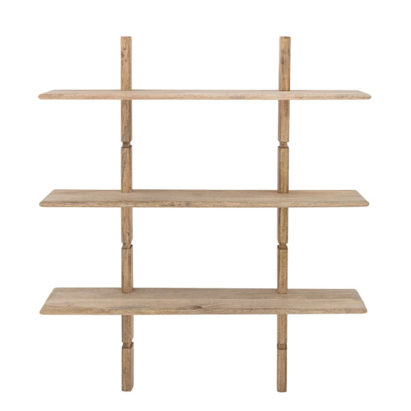 Fali polc natúr mangófából