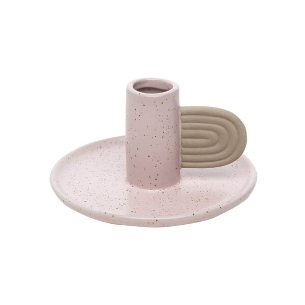 Gyertyatartó rózsaszín