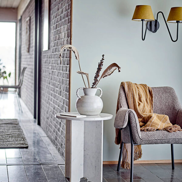 Két izzós fali lámpa fém karral