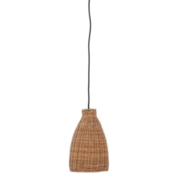 Rattan natúr függőlámpa