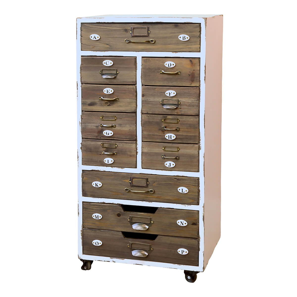 Vintage szekrény 12 rekesszel