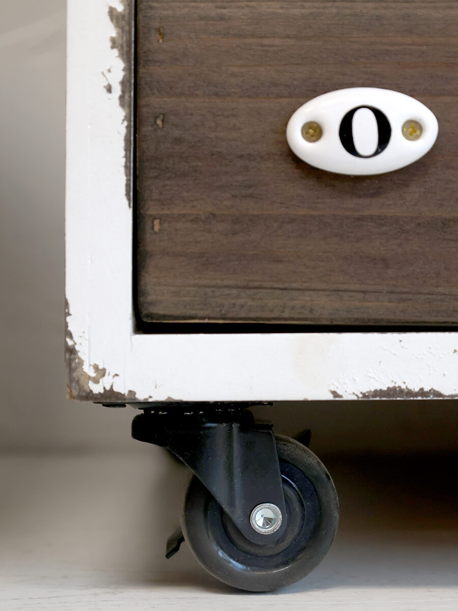 Vintage szekrény 12 rekesszel - Image 6