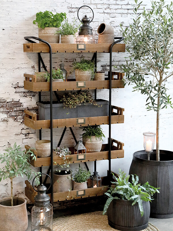 virágtartó állvány szobanövények integrálása a lakberendezésben