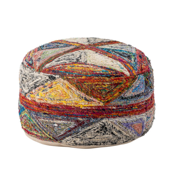 Piros mintás pamut puff