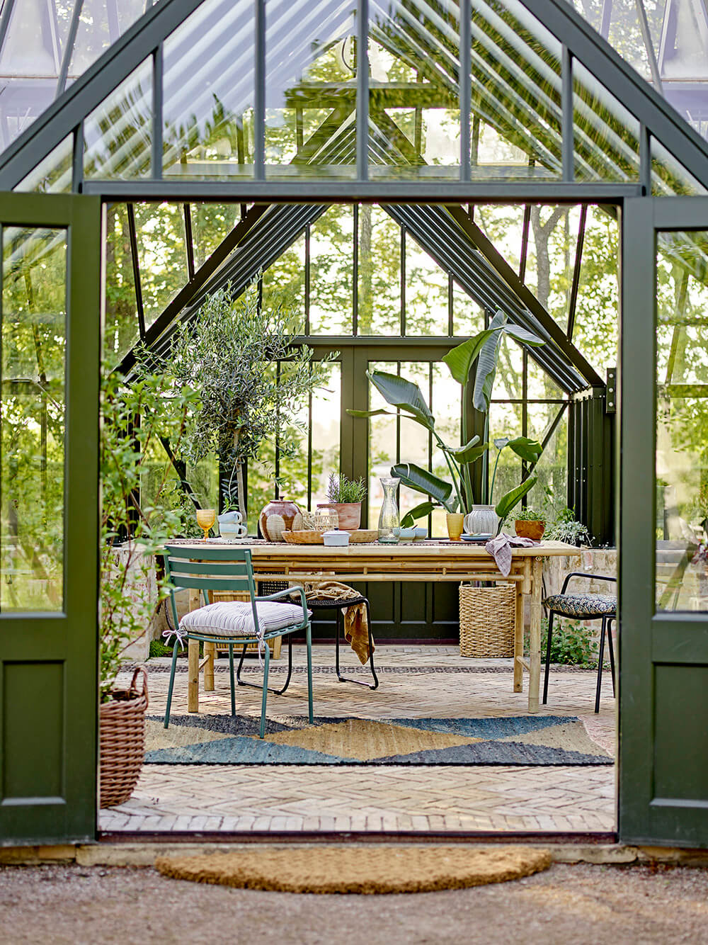 nyári dekoráció a szabadban