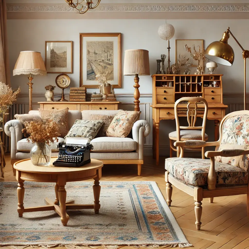 skandináv stílus ötvözete a vintage stílus elemeivel