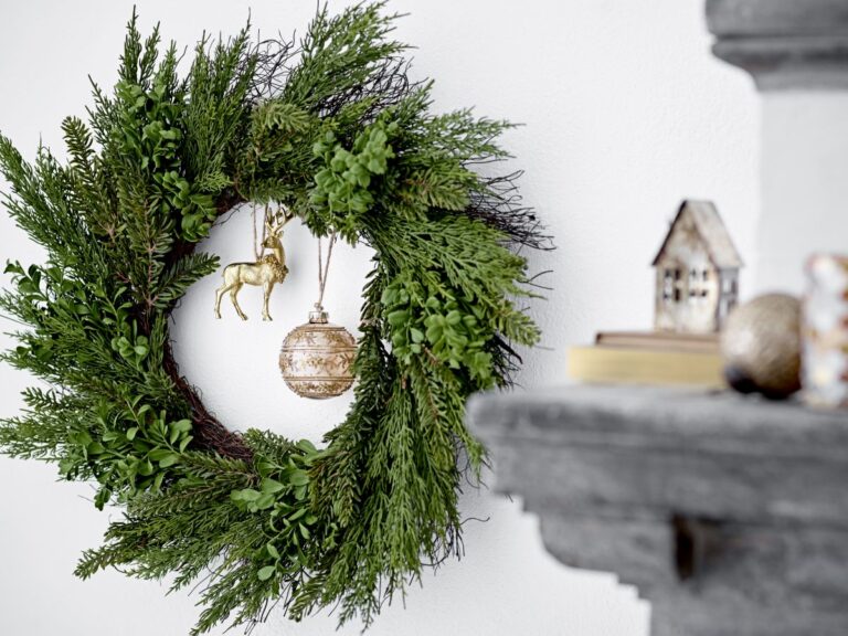 A skandináv karácsony színei - a klasszikus fehér, zöld és natúr tónusok kombinációja