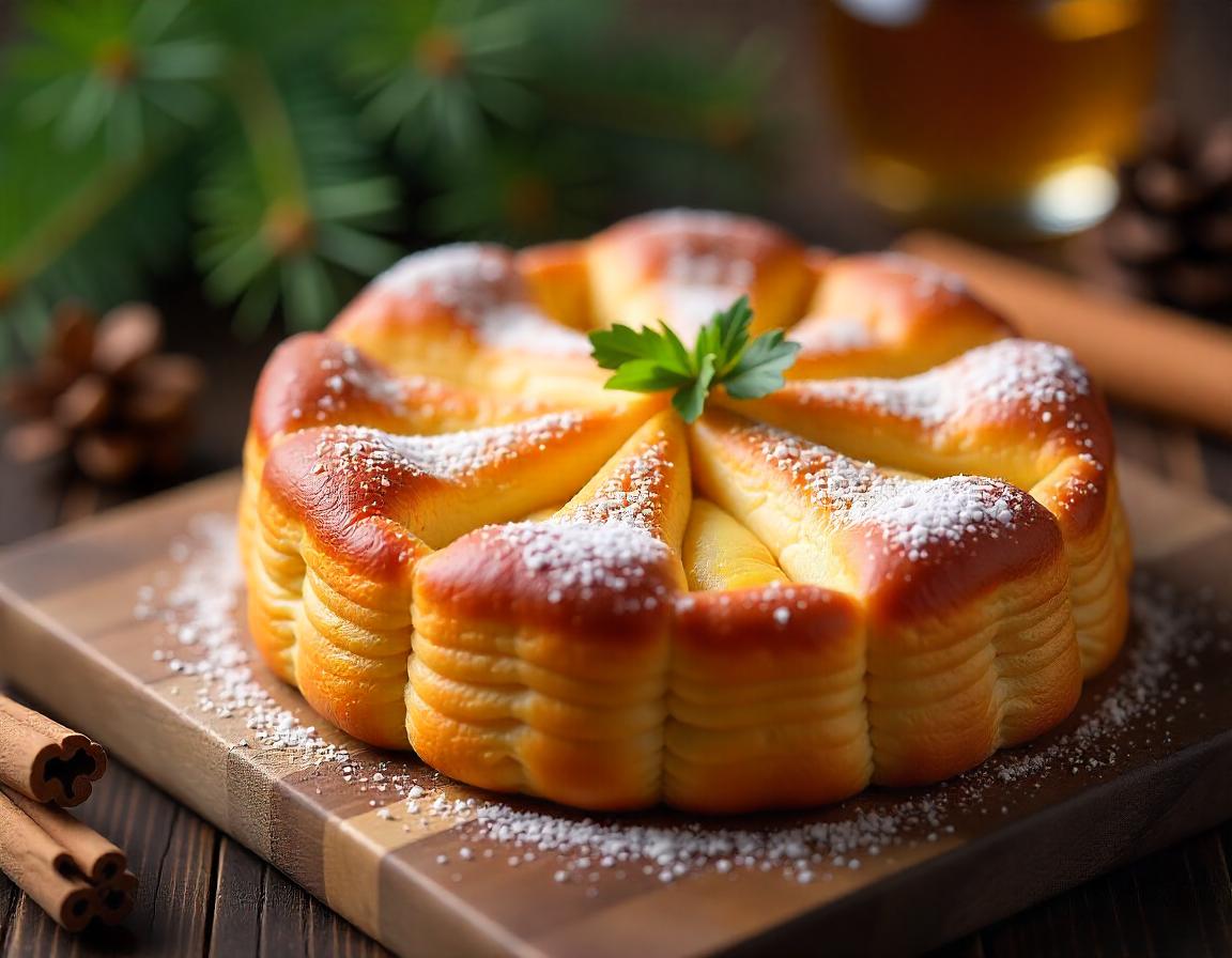 Skandináv vajas péksütemény (Julekake)