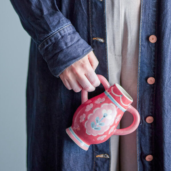 odine-piros-keramia-vaza-82061351-02 Odina piros kerámia váza