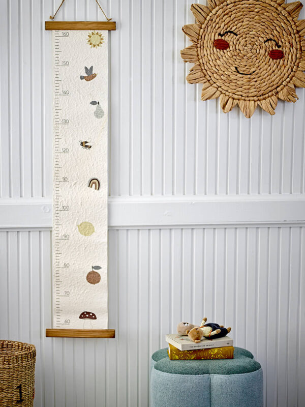 Zöld textil puff Bloomingville