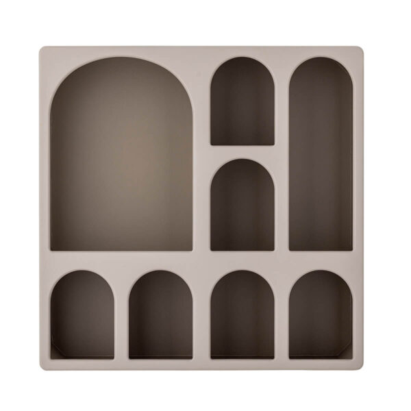 Graphia barna fali polc