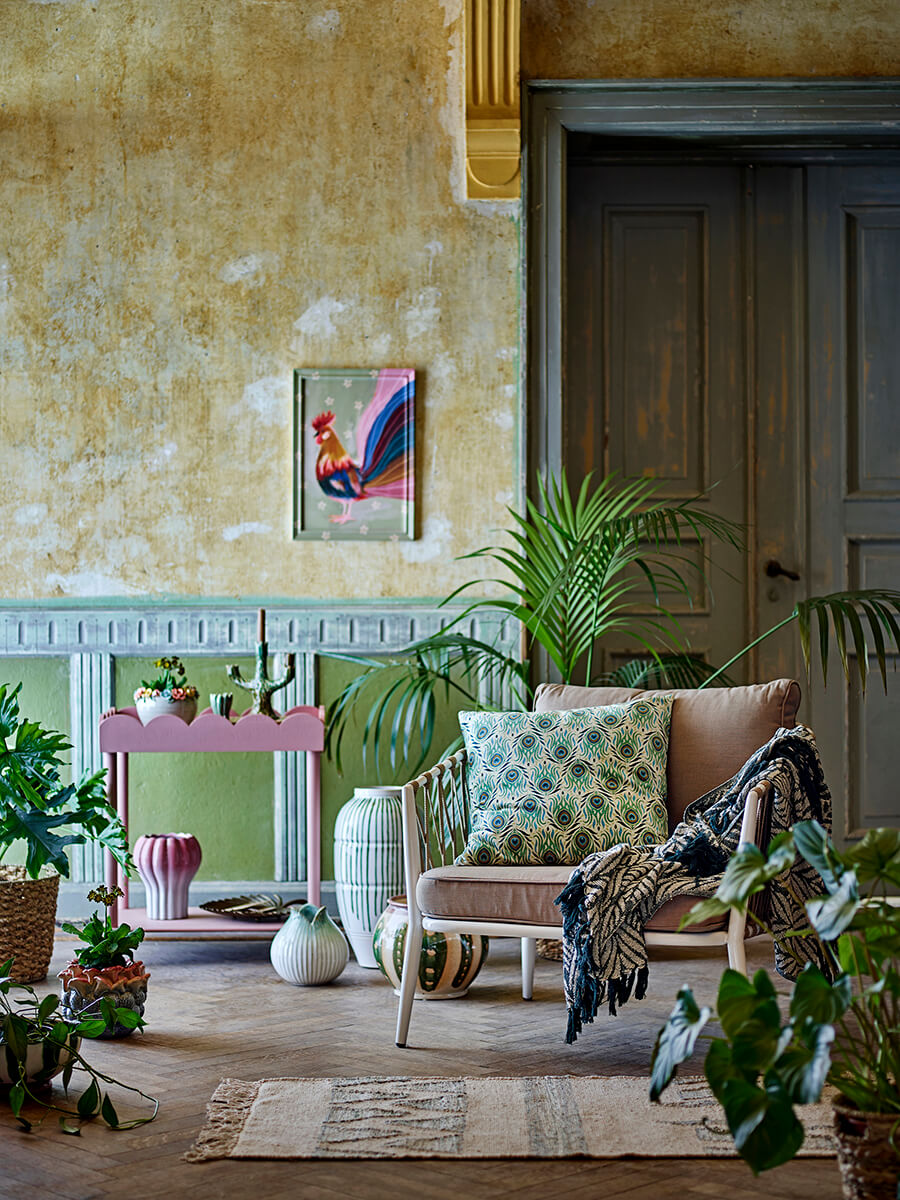 Isola rózsaszín lerakóasztal