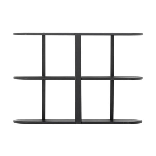 Vicente fekete fali polc