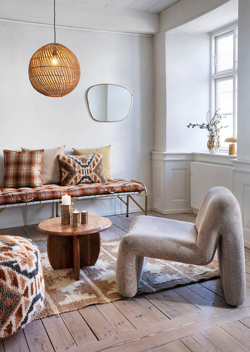 Gyapjú puff, kézi szövéssel - Image 2