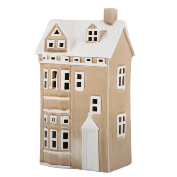 Kerámia mécsestartó ház - púder