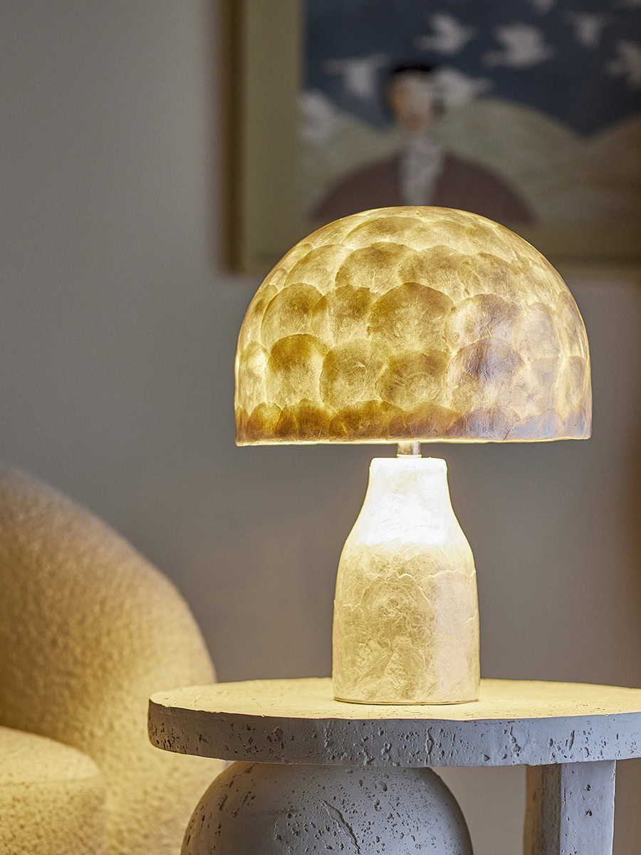 Adria gyöngyházfényű asztali lámpa