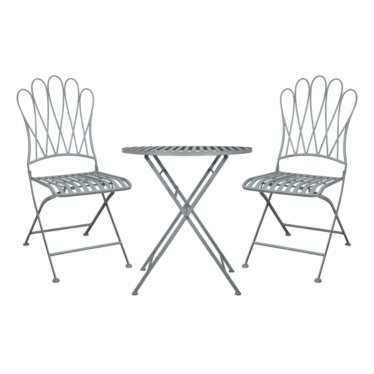 Fém kerti asztal szett