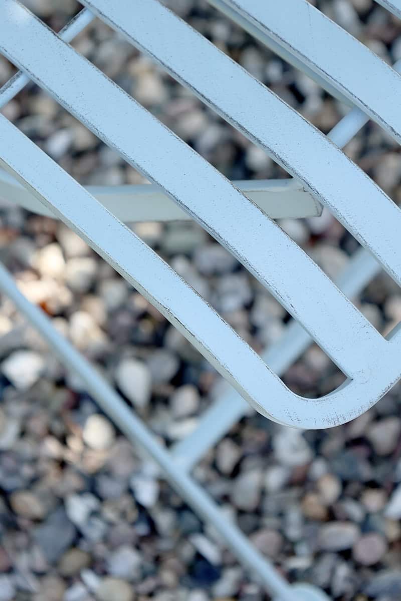 Fém kerti asztal szett